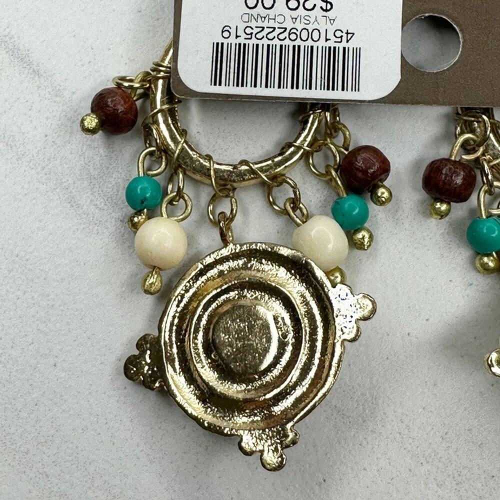 Chico's Alysia Chandelier Gold Tone Earrings ✨ - Picture 7 of 9